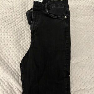 Black Zara skinny (but stretchy) jeans, size 8